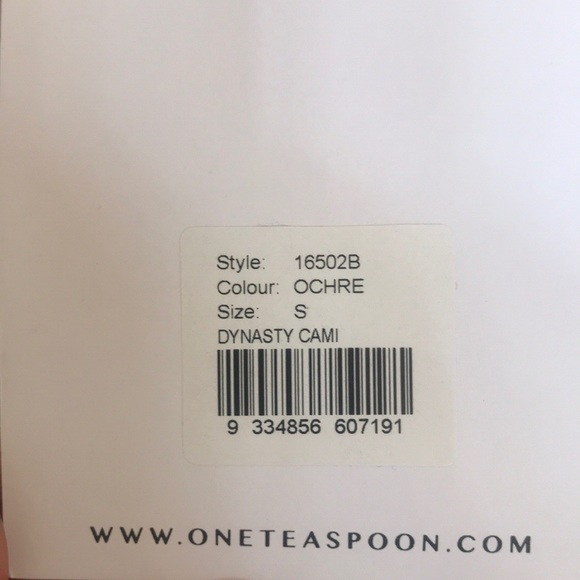 NWT One Teaspoon Dynasty Cami - Picture 6 of 6